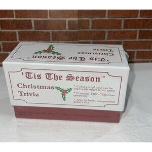 Tis The Season Christmas Trivia Card Game Family  USA Party Secret Santa Gift #2
